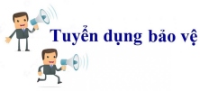 Tuyển bảo vệ tại Hải Dương